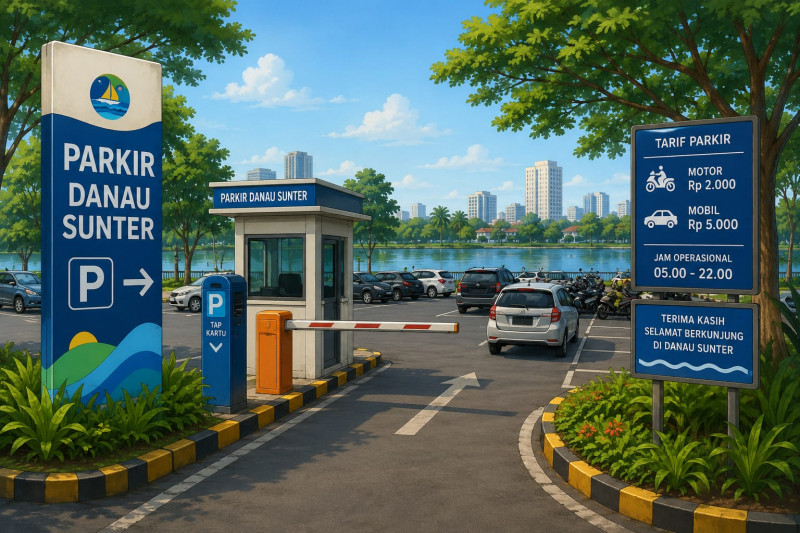Parkir Liar Danau Sunter Jadi Polemik Minimnya Kantong Parkir, Pengunjung Danau Sunter Kecewa