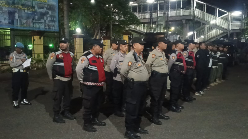 Jaga Jakarta, Jaga Lingkungan: Polsek Metro Penjaringan Perketat KRYD, 11 Motor Tanpa Kelengkapan Diamankan
