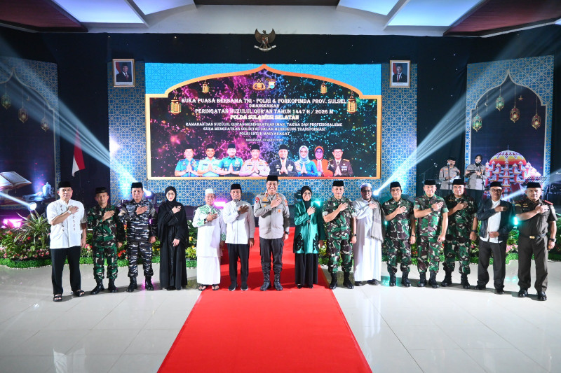 Danlanud Sultan Hasanuddin Hadiri Buka Puasa Bersama TNI-Polri dan Forkopimda Sulsel