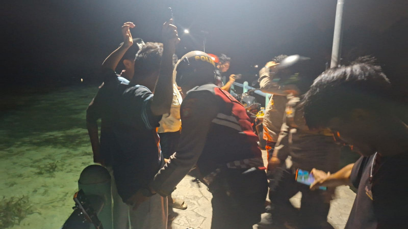 Polsek Kepulauan Seribu Selatan Intensifkan Patroli Malam  Cegah 3C  dan Sosialisasi 110