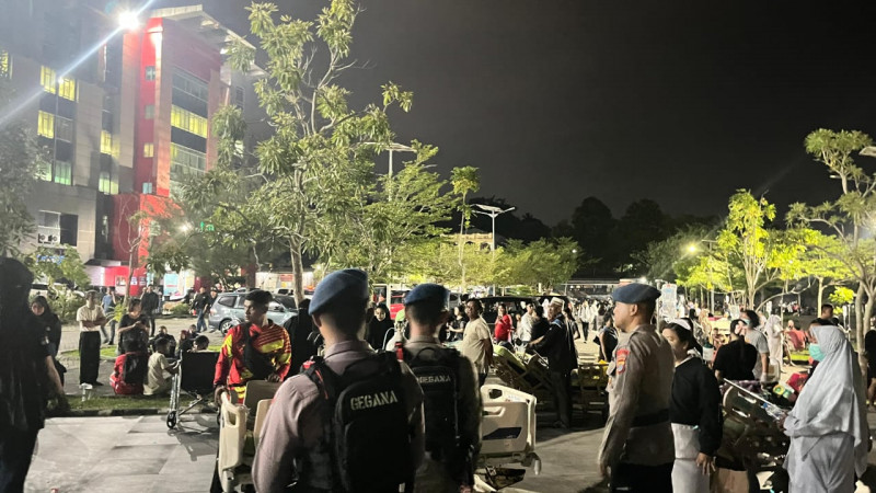 Polri Kerahkan Brimob untuk Evakuasi dan Pengamanan Pasca Gempa di Tarakan