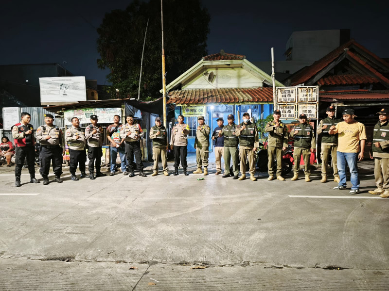 Polsek Koja Gelar Patroli Operasi Cipta Kondisi, Tekan Tawuran dan Kejahatan Jalanan di Jakarta Utara