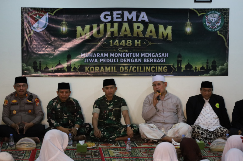 Koramil 05/Cilincing Gelar Gema Muharam 1448 H, Muharam Jadi Momentum Mengasah Jiwa Peduli dengan Berbagi