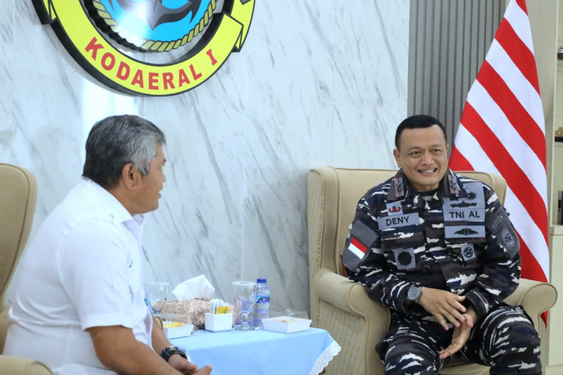 Jalin Sinergitas, Komandan Kodaeral l Terima Audensi Executive Director Pelindo Regional l