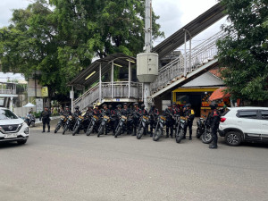 Brimob Polda Metro Jaya Laksanakan Monitoring Pasca Tawuran Warga di Terowongan Manggarai Jakarta Selatan