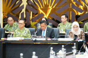 Asrenum Panglima TNI Bersama Wamenhan RI Bahas RUU Reforma Agraria