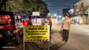 Polsek Cilincing Intensifkan Patroli KRYD, Antisipasi Tawuran dan Kejahatan Jalanan