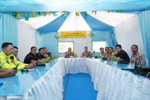 Kapolres Metro Jakarta Utara Tinjau Posyan Ancol dan Pimpin Zoom Meeting Kesiapan Ops Ketupat Jaya 2026