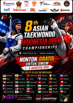 Tak Sekadar Meraih Poin Olimpiade, Indonesia Open nenjadi Momentum PBTI Membangun Legacy Taekwondo Indonesia