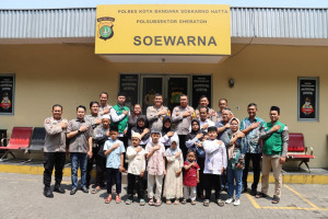 Tiga Tahun Mengabdi di Bandara Soekarno-Hatta, Alumni SIP 51 (Satya Adinata Pratapa) Santuni Yatim Piatu