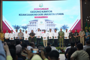 Dandim 0502/Jakarta Utara Hadiri Peresmian Gedung Kejaksaan Negeri Jakarta Utara