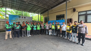 Polsek Kelapa Gading Rangkul Ojol Lewat Program “Sabuk Kamtibmas”, Perkuat Sinergi Jaga Keamanan