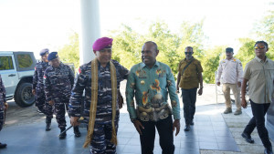 Laut Tenang Semangat Membara, Dankodaeral X Sambangi Prajurit Penjaga Laut Sami