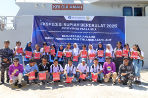 Kodaeral lX Ambon dan Bank Indonesia Sukses Laksanakan Misi Ekpedisi Rupiah Berdaulat di Wilayah 3T