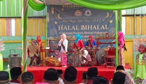 Polisi Gelar Pengamanan Halal Bihalal Kampung Budaya Betawi Sukapura, Wagub DKI Tegaskan Komitmen Lestarikan Budaya