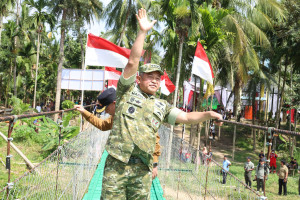 Kasad Resmikan Jembatan Garuda di Lhokseumawe, Tandai Launching 200 Titik Jembatan di Indonesia