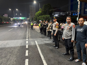 Antisipasi Begal dan Tawuran, Polres Metro Bekasi Kota Gencarkan Patroli Skala Besar di Jalan Ahmad Yani