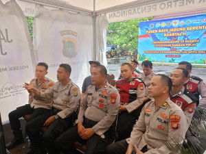 Polsek Metro Penjaringan Ikuti Zoom Panen Raya Jagung Serentak dan Launching Program Ketahanan Pangan Polri