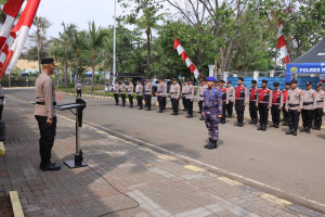Antisipasi Kemarau Panjang, Polres Kepulauan Seribu Gelar Apel Kesiapsiagaan Bencana 2026