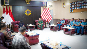 Perkuat Keamanan Maritim, Dankodaeral lX Terima Audiensi Kakanwil Direktorat Jenderal Bea dan Cukai Maluku