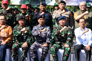 Komandan Lanal Bandung Hadiri Upacara Pembukaan Pelatihan Dasar Militer Komcad Matra Udara TA 2025
