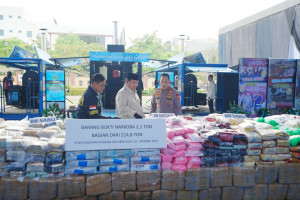 Presiden Pimpin Pemusnahan 214.84 Ton Narkoba oleh Polri, Kapolri: Tindak Lanjut Asta Cita