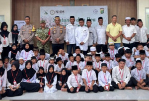 Polsek Kepulauan Seribu Utara Gelar Santunan dan Doa Bersama 190 Anak Yatim, Wujud Nyata Polri Peduli