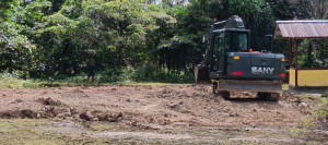 Dukung Pelayanan Umat, Satgas TMMD Ke-129 Kodim 1807/Sorong Selatan Siapkan Lahan Rumah Pastori di Kampung Sesor