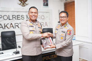 STIK Lemdiklat Polri Kunjungi Polres Metro Jakarta Utara