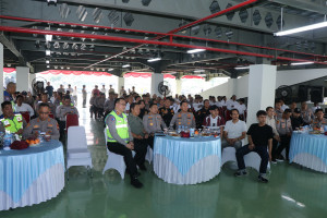 Nobar Piala Dunia Bareng Sabuk Kamtibmas, Kapolres: Perkuat Sinergi Jaga Kamtibmas