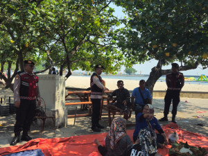 Kasat Samapta Polres Kepulauan Seribu Gelar Jaga Jakarta On The Spot, Ajak Warga Manfaatkan Layanan Polisi 110