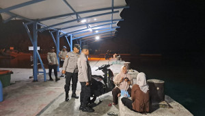Patroli Malam Gabungan di Kepulauan Seribu Utara Polisi Ajak Aktif Cegah 3C