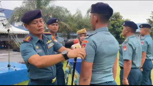 Lanal Sabang Gelar Upacara Kenaikan Pangkat Prajurit