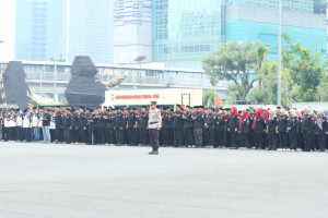 Apel Siaga Kamtibmas Harmoni Organisasi Kemasyarakatan Dalam Jaga Jakarta, Kapolda Sinergi Kunci Keamanan Ibu Kota