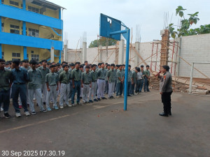 Police Go To School, Polsek Koja Beri Penyuluhan Anti Tawuran dan Bullying di SMK Nusantara 2