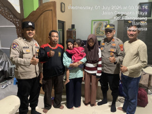Respons Cepat Polsek Cipondoh Berhasil Satukan Kembali Anak yang Terpisah dari Ibunya di Terminal Poris