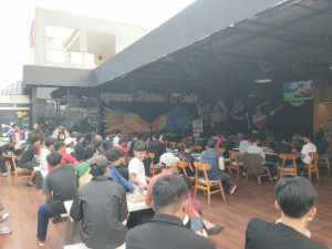 Polsek Metro Penjaringan Amankan Nobar Persija vs Persib di Pejagalan, Puluhan Jakmania Hadir