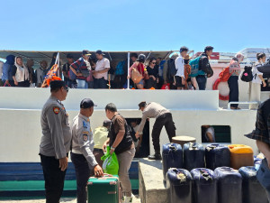 Strong Point Dermaga Diperkuat, Polres Kepulauan Seribu Jamin Keamanan Aktivitas Pagi