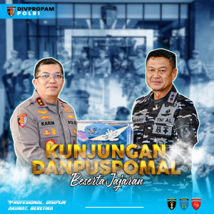 Kunjungan Danpuspomal ke Divpropam Polri Pererat Sinergi dan Kebersamaan