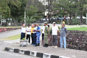 Lanal Sabang Bersama Forkopimda Kota Sabang Gelar Gotong Royong Bersih Pantai Paradiso dan Sabang Fair