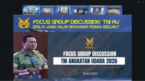 Danlanud Sultan Hasanuddin Ikuti FGD Reformulasi Gerilya Udara Hadapi Perang Berlarut