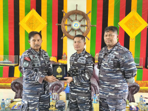 Danlanal Sabang Terima Kunjungan Tim Disjarahal TNI AL