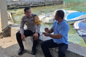 Jakarta On The Spot di Pulau Tidung, Bhabinkamtibmas Ajak Warga Manfaatkan Layanan Polri 110