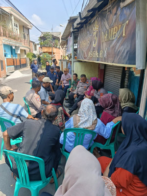 Wadir Bimas PMJ "Jaga Jakarta On The Spot" di Pondok Ungu, Serap Aspirasi Warga Medansatria