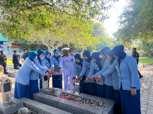 Danlanal Sabang Hadiri Upacara Ziarah Nasional HUT TNI Ke 80