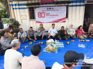 Peringati HUT Bhayangkara ke-80, Tiga Pilar dan Warga Semper Timur Gelar Syukuran serta Serukan Pencegahan Tawuran