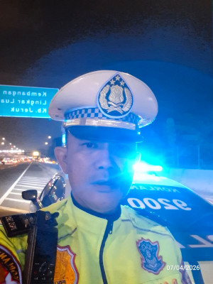 Patroli Blue Light Korlantas Polri Intensif di Tol Jakarta–Tangerang, Cegah Laka dan Gangguan Kamtibmas