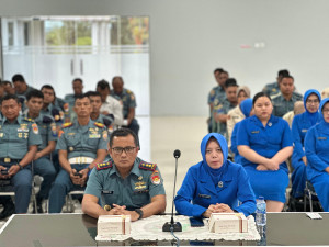 Danlanal Dabo Singkep Ikuti Vicon Sosialisasi Reformasi Birokrasi, Penyusunan Nota Kesepahaman dan P4GN Bersama BNNP Kepri