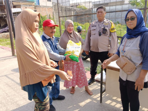 Polsek Koja Bersama Bulog Gelar Gerakan Pangan Murah, Bantu Warga Dapatkan Beras Terjangkau