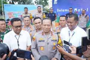 Kapolda Metro Jaya Cek Kesiapan Pengamanan Libur Akhir Tahun di Ancol